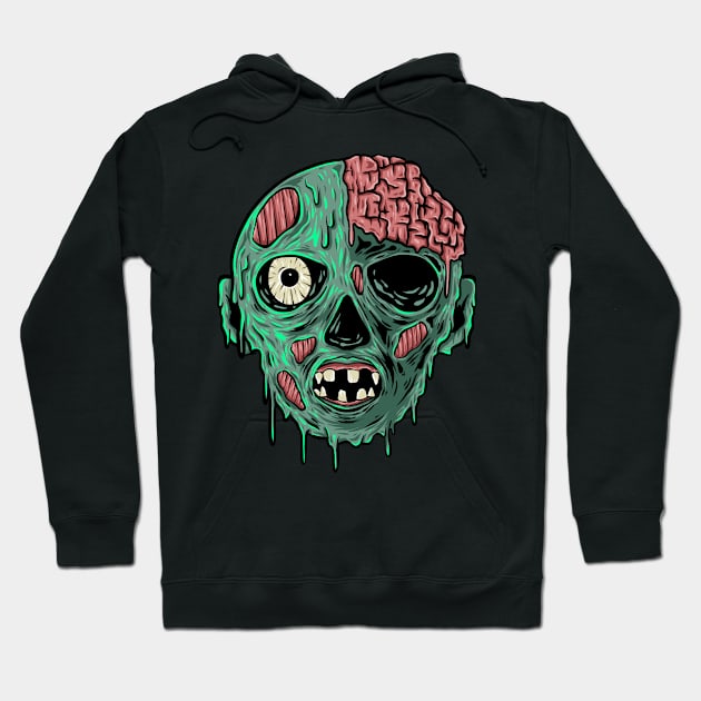 the face Hoodie by yud art